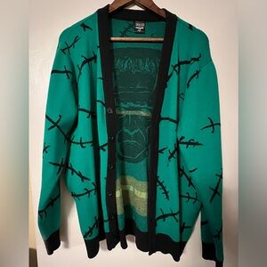 Lightly used Universal Monsters X Cakeworthy Frankenstein Cardigan